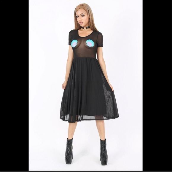 Iron Fist Other - IRON FIST Dress Mermaid for Life Black Teal XXL